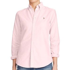 Ralph Lauren Sport Pink Oxford Shirt